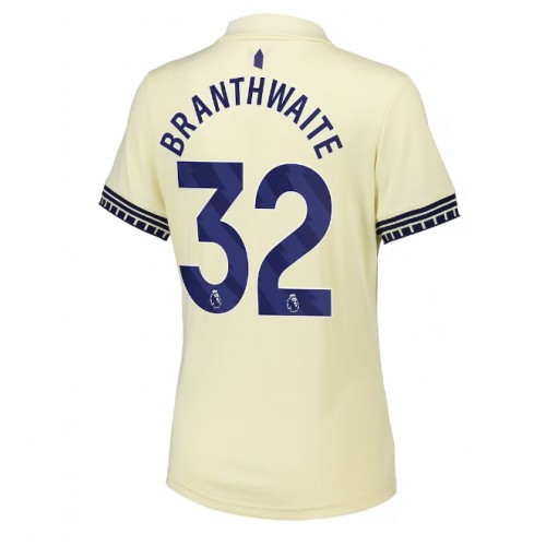 Stroje piłkarskie Everton Jarrad Branthwaite #32 Koszulka Wyjazdowej dla damskie 2025-26 Krótki Rękaw